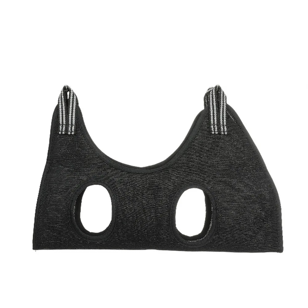 Auxiliary Holder Pet Hammock Repairing Nail Cat Dog Grooming Hammock Restraint Bag with 2 Hooks Cat Grooming Cleaning Holder