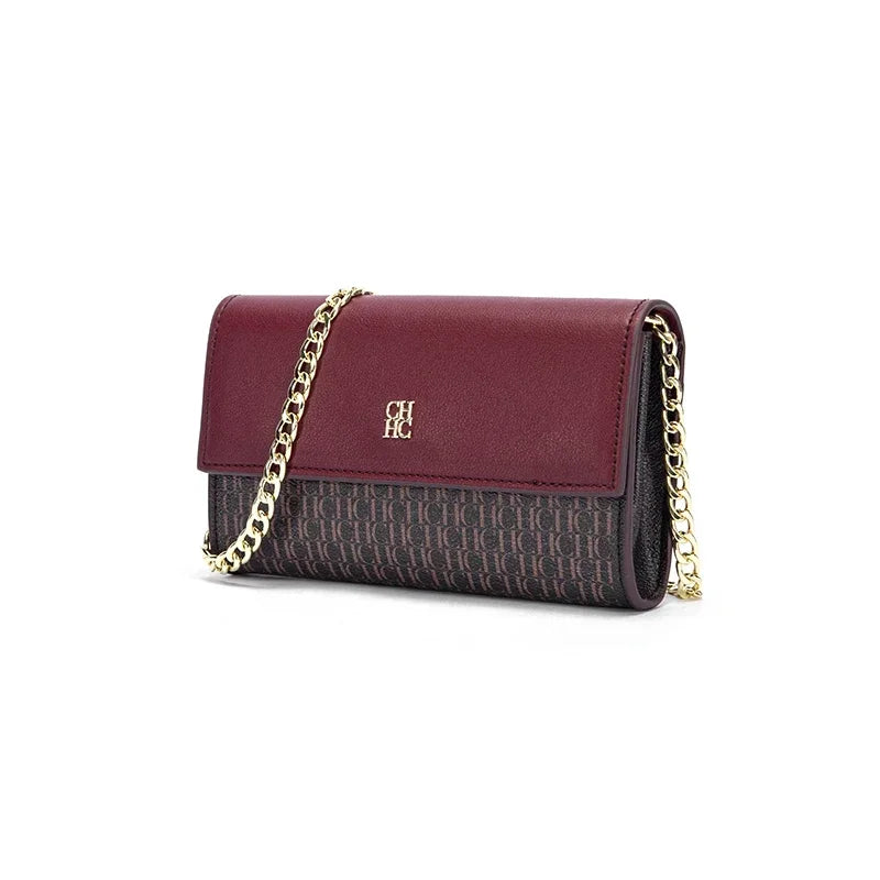 Carolina Herrera Exquisite Craftsmanship Women's Chain Bag Light Luxury Design Temperament Women's Crossbody Bag New 205. Classic Chain Bag FREE Shipping