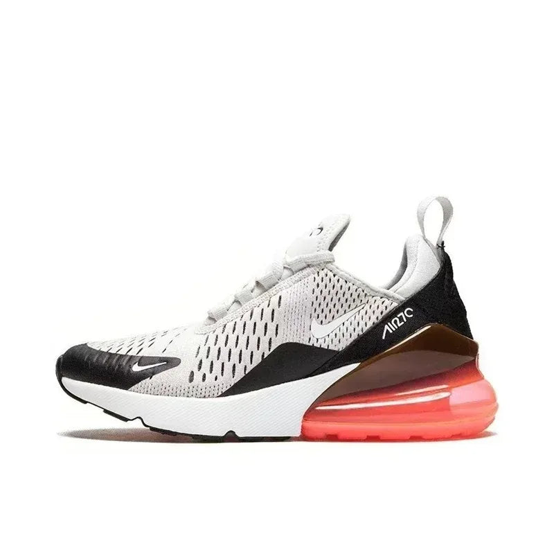 Nike Air Max 270 White Blue Fashion Casual Mesh Breathable Air Cushion Men Women Running Shoes Unisex Outdoor Sports Sneakers FREE Shipping