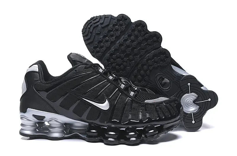 Nike Shox TL Black Green Men Women Casual Air Columns Running Shoes Unisex Non-slip Outdoor Sports Sneakers Free Shipping
