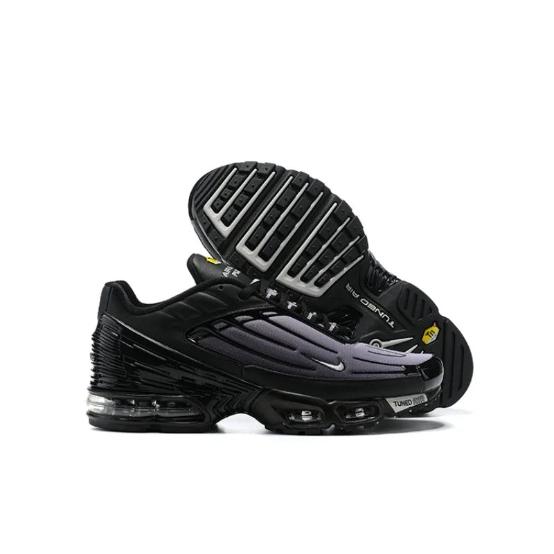 Nike Air Max Plus TN 3 Triple White Classics Lightweight Air Cushion Wear-Resistant Men Running Shoes White Walking Sneakers FREE Shipping
