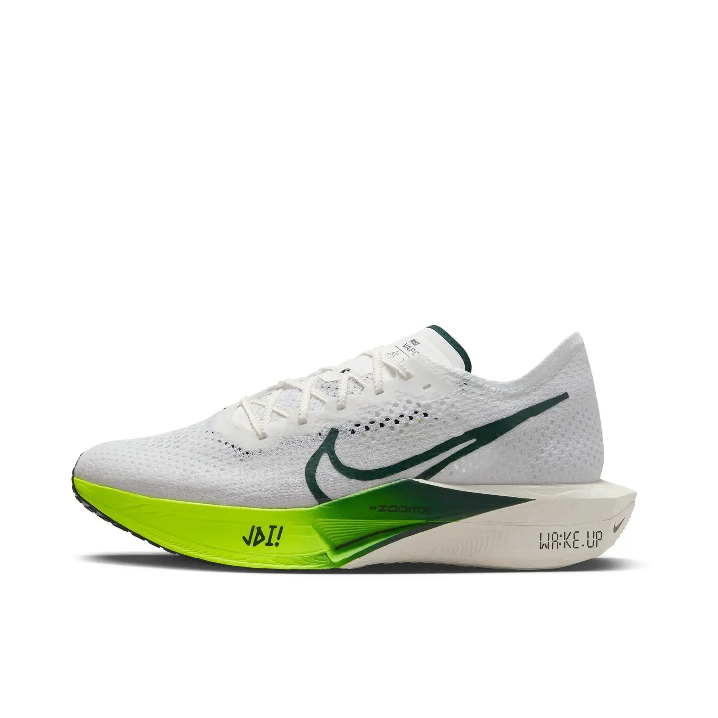 Nike ZoomX Vaporfly NEXT% 3 Yellowish White Classic Men Women Anti-slip Carbon Plate Cushioning Running Shoes FREE SHIPPING