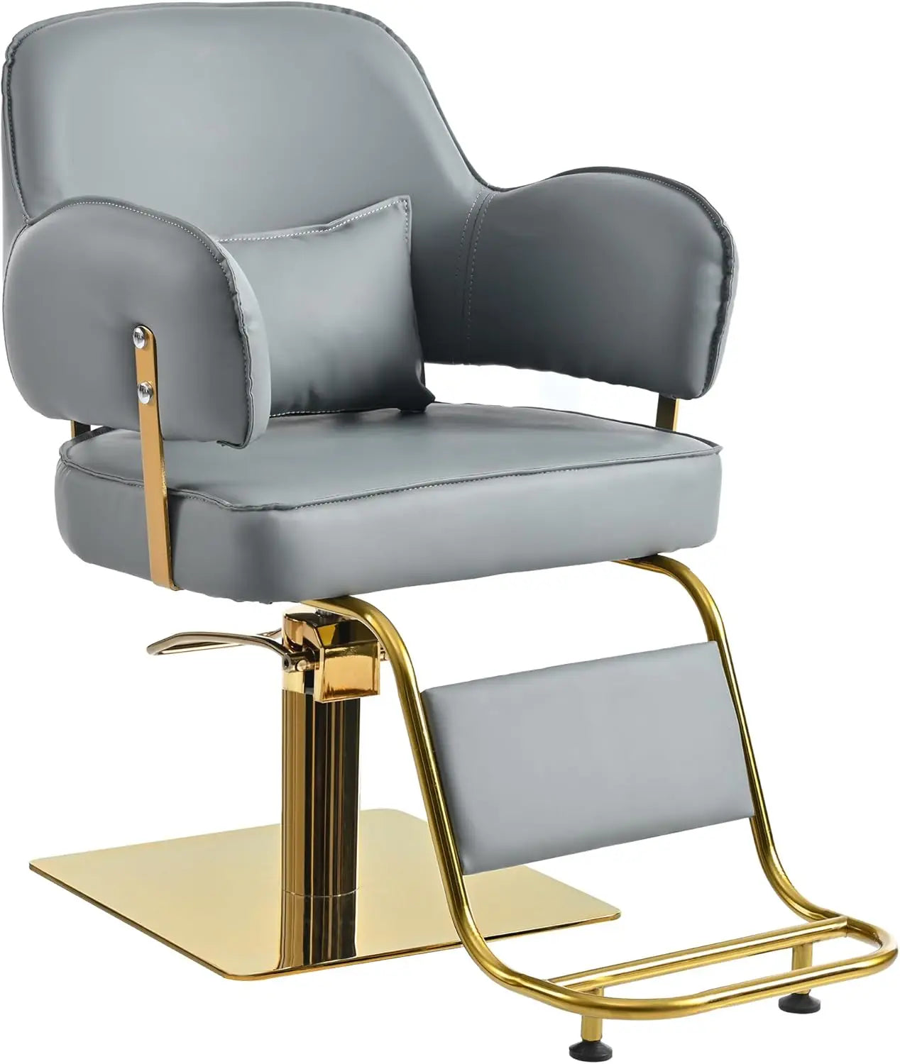 Reclining Barber Chair,Heavy Duty Beauty Shampoo Barbering Chair ReclineHeight Adjustable, Load Capacity FREE Shipping