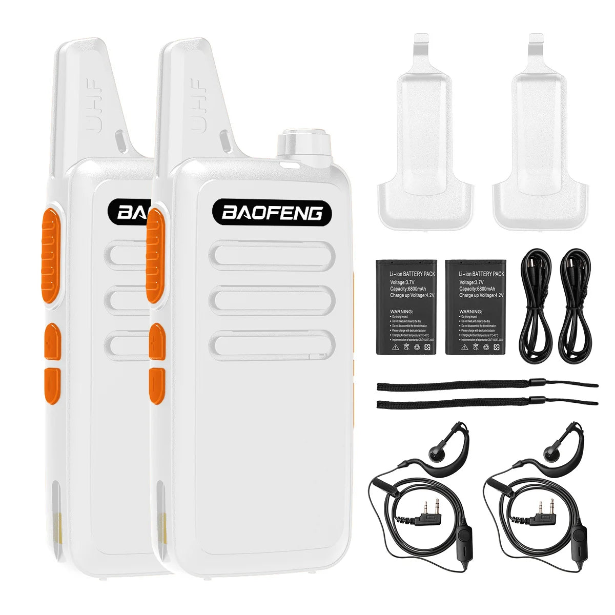 BAOFENG BF-888S Upgraded Walkie Talkies T20 Long Range Walkie Talkie for Adults with Earpiece Mic Rechargeable 2-Way Radios Hand Free Shipping