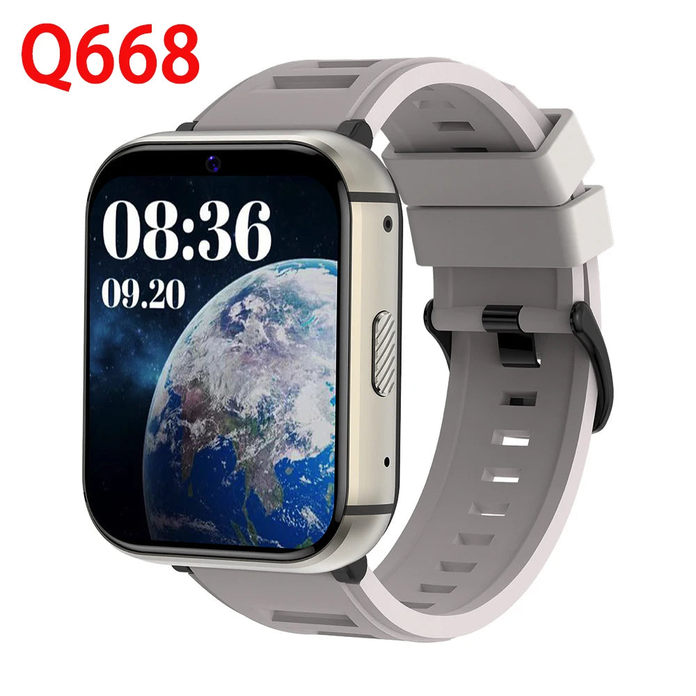 2025 RAM 4GB ROM 64GB 1.99 Inch 4G Call Smart Watch GPS Wifi SIM Dual Camera Heartrate Testing Waterproof Sports Men Smartwatch