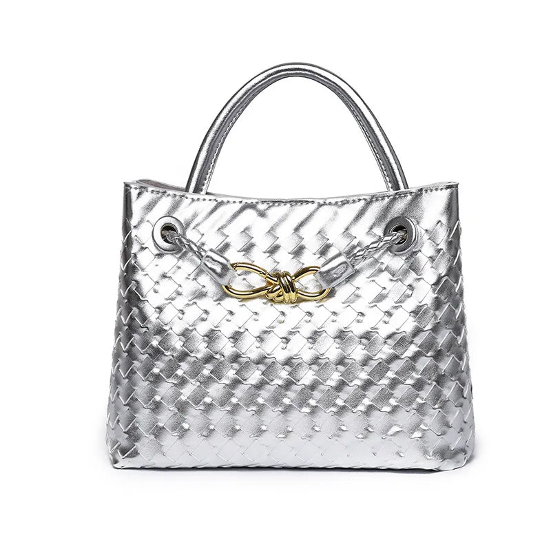 Leather Bag Shoulder Andiamo MessengerBag Popular Hand-woven Women's Bag FashionVersatileTemperament Handbag Purses and Handbags Bottega FREE Shipping