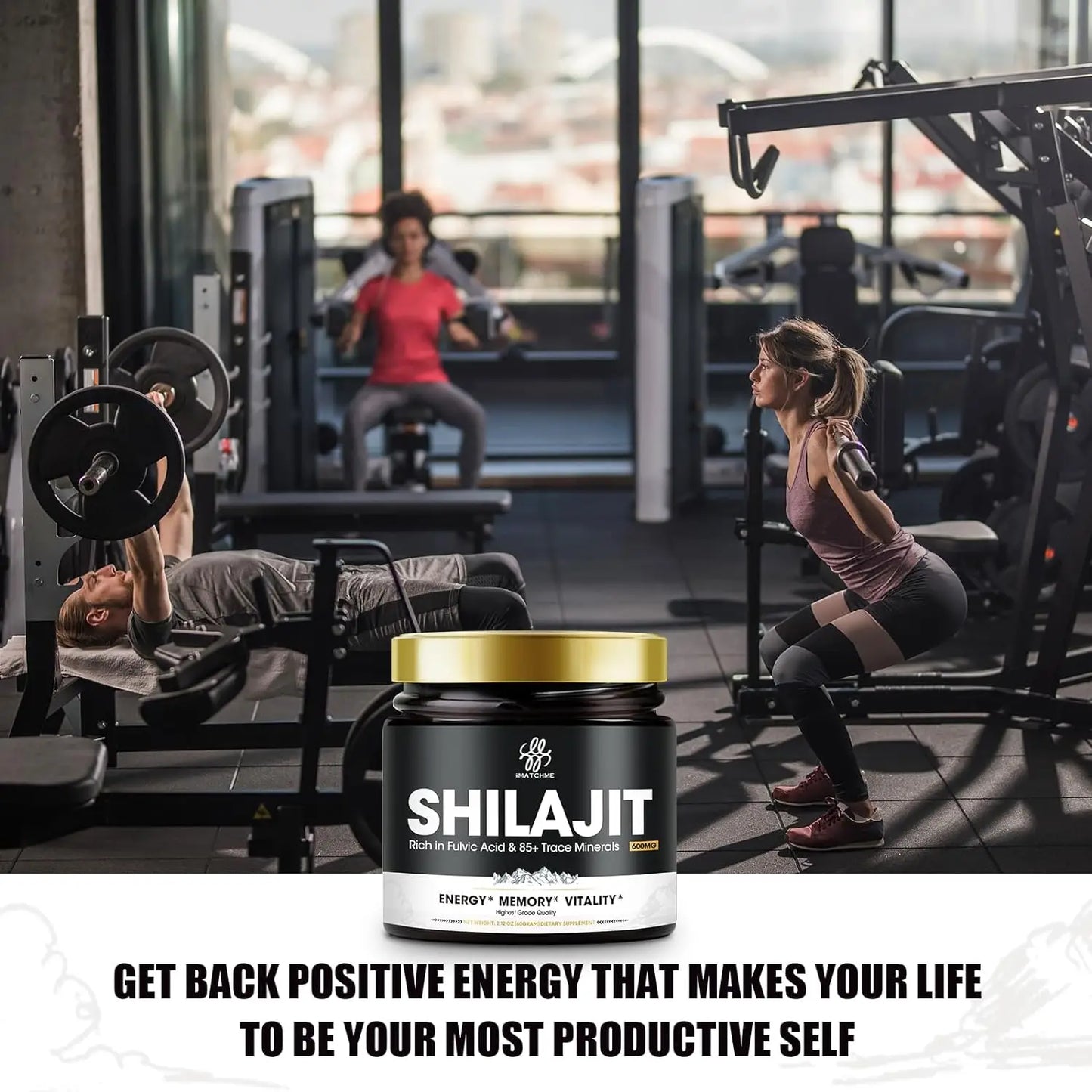 Shilajit Pure Himalayan Organic Resin - Gold Grade Shilajit Resin with Fulvic Acid & 85+ Trace Minerals Complex for Energy Free Shipping
