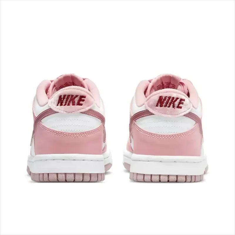 Nike Dunk Low Light Pink Daily Casual Women Skateboarding Shoes Non-slip Walking Sneakers FREE SHIPPING