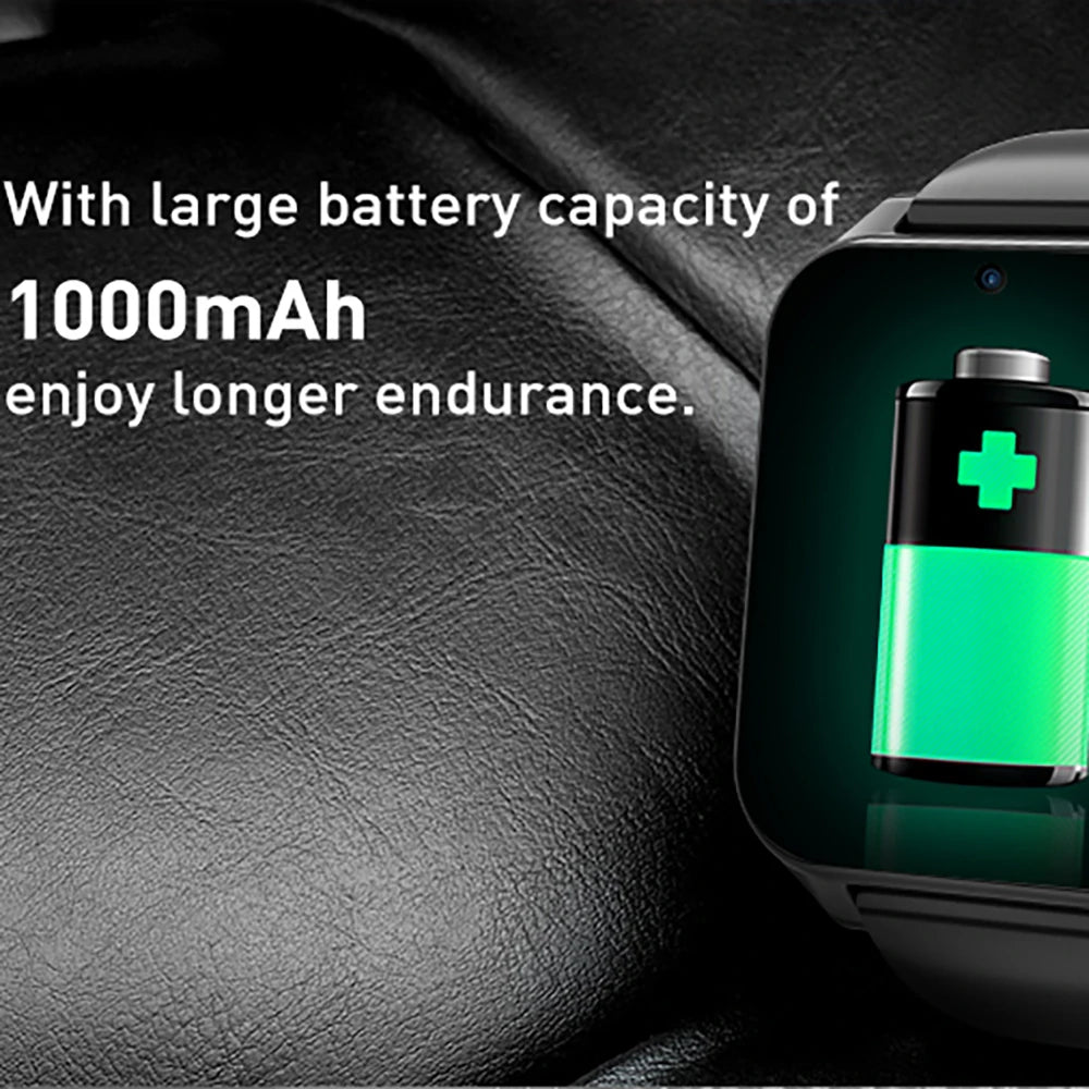 2025 RAM 4GB ROM 64GB 1.99 Inch 4G Call Smart Watch GPS Wifi SIM Dual Camera Heartrate Testing Waterproof Sports Men Smartwatch