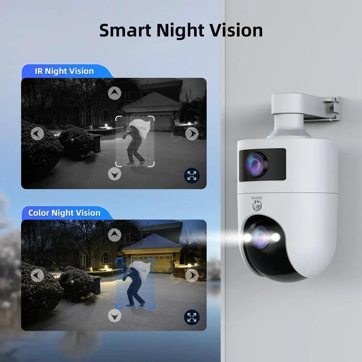 4K PTZ IP Camera Outdoor Waterproof Dual Lens 5G WiFi Security Camera Auto Tracking Video Surveillance Camera Baby Monitor FREE Shipping