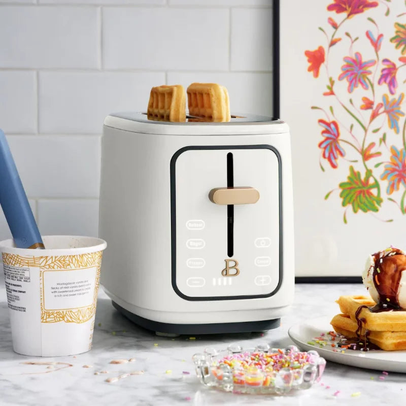 Beautiful 2 Slice Touchscreen Toaster, White Icing by Drew Barrymore FREE Shipping