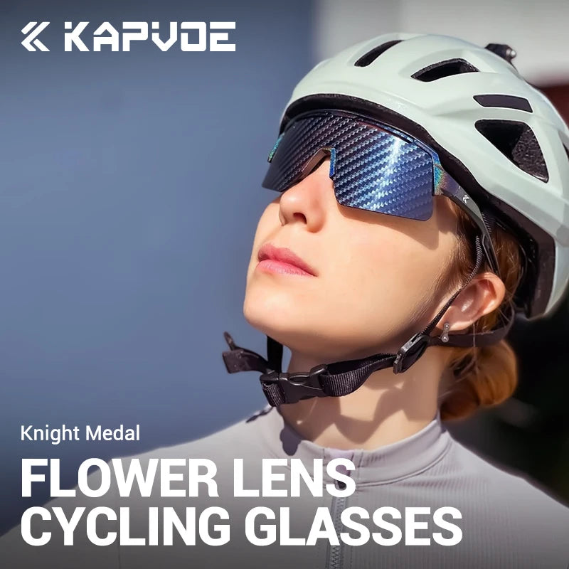 Kapvoe Fashion Cycling Glasses Sports Sunglasses Bicycle Men Women Bike Goggles Sports Eyewear Running Hiking Driving 2025 New FREE Shipping