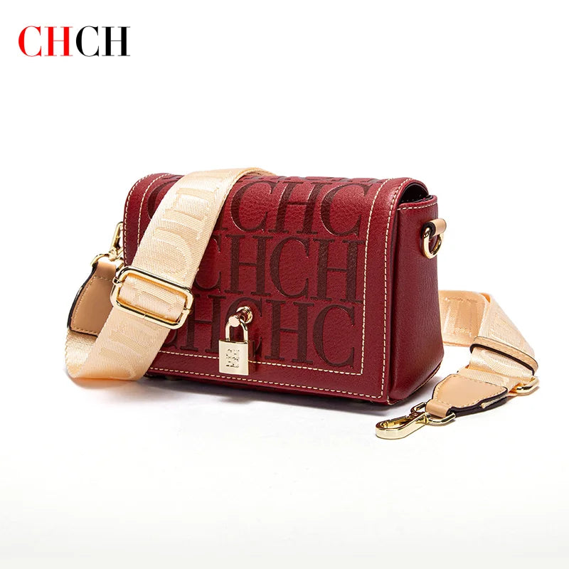 Carolina Herrera Crossbody Bag New Purple Magnetic Flip Cover Commuter Women's Bag Wallet FREE Shipping