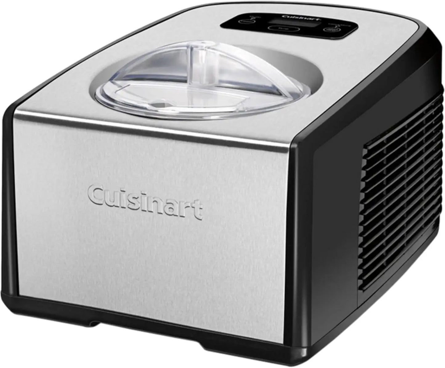 Cuisinart ICE-100 1.5-Quart Ice Cream and Gelato Maker, Fully Automatic with a Commercial Quality Compressor and 2-Paddles