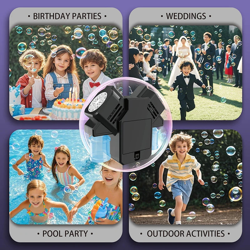 Bubble machine floor standing double headed bubble toy outdoor wedding game children's bubble without battery bubble water FREE Shipping