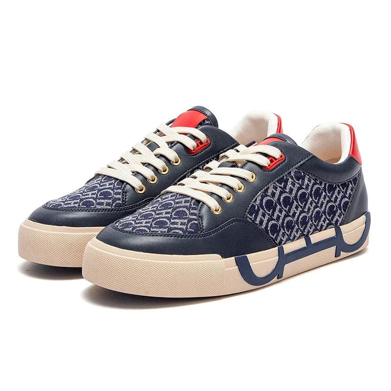Carolina Herrera Sneaker Classic Retro Style Fashion New Women's Casual Shoes Patchwork Design Comfortable and Versatile Letter Printing