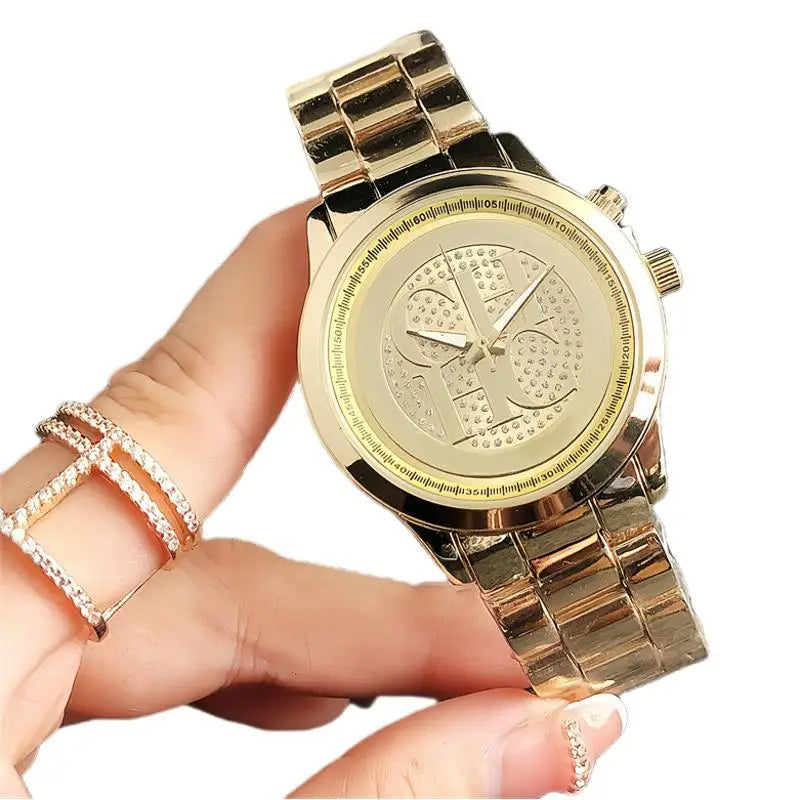 Watch Carolina Herrera Brand Stainless Steel Women's Watch Temperament High-end Diamond Watch Elegant Logo Fashion Mesh Crystal Watch Design Sense FREE SHIPPING