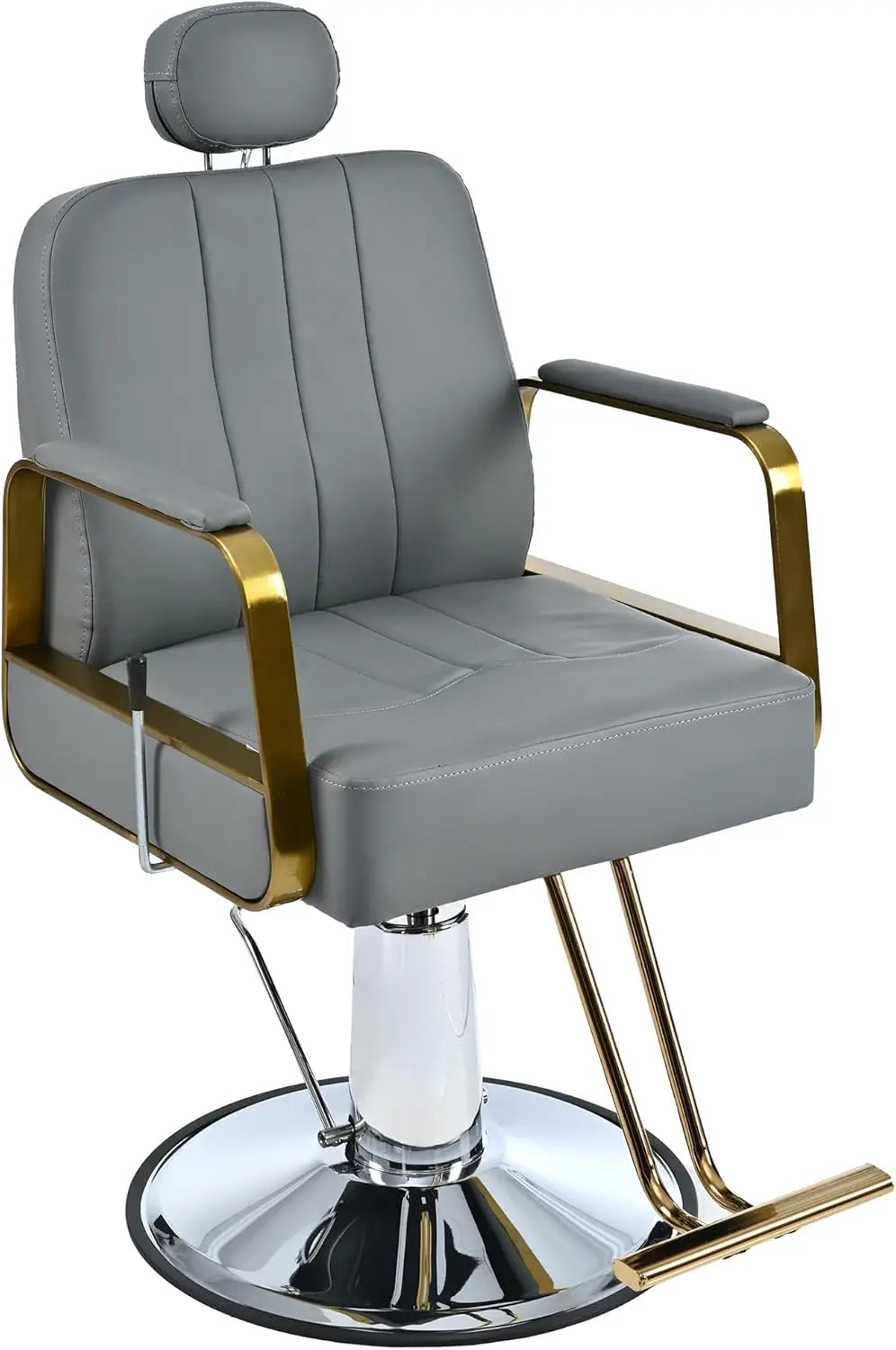 Reclining Barber Chair,Heavy Duty Beauty Shampoo Barbering Chair ReclineHeight Adjustable, Load Capacity FREE Shipping