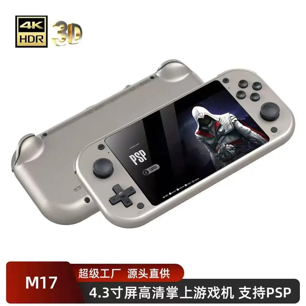 Trimui Smart Pro Handheld Game Console 4.96''IPS Screen Linux System Joystick RGB Lighting Smartpro Retro Video Game Player Gift