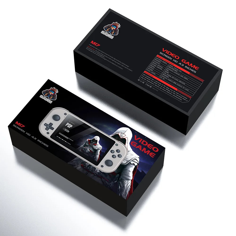 Trimui Smart Pro Handheld Game Console 4.96''IPS Screen Linux System Joystick RGB Lighting Smartpro Retro Video Game Player Gift