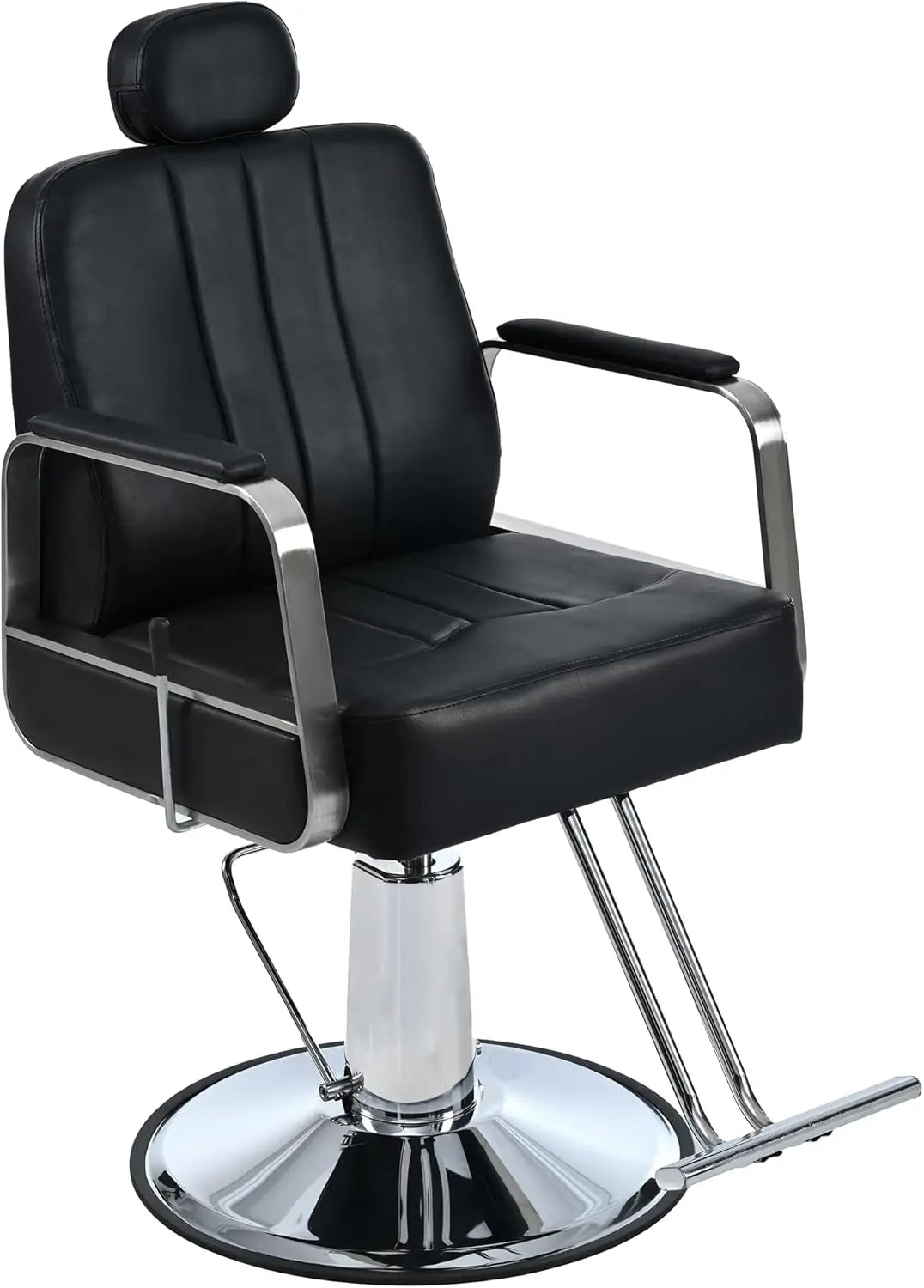 Reclining Barber Chair,Heavy Duty Beauty Shampoo Barbering Chair ReclineHeight Adjustable, Load Capacity FREE Shipping