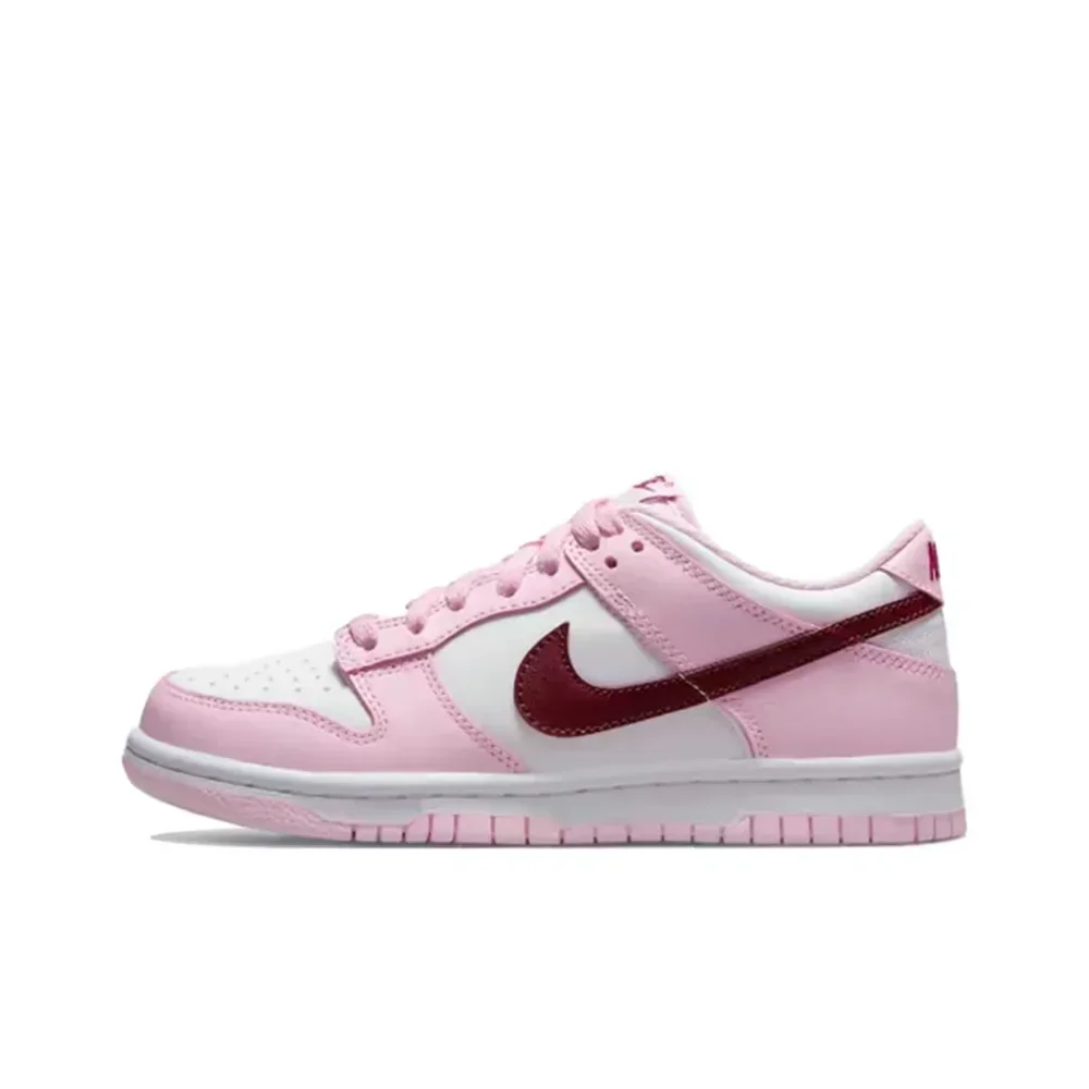 Nike Dunk Low Light Pink Daily Casual Women Skateboarding Shoes Non-slip Walking Sneakers FREE SHIPPING
