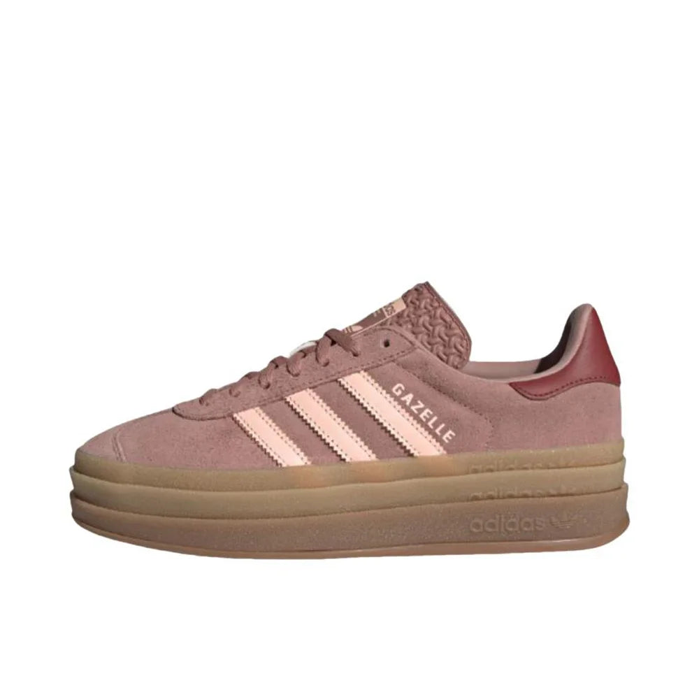 Adidas Originals Gazelle Bold Women Indigo White Fashion Classic Thick Platform Non-slip Height Increase Board Shoes Free Shipping