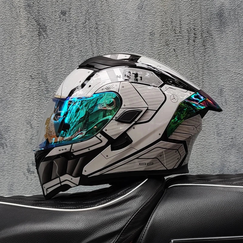 Motorcycle helmets Double Visors Modular Flip Up helmet DOT approved Full face casque moto racing Motocross helmet DOT
