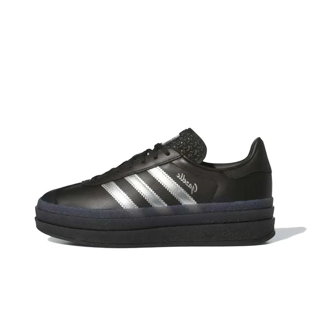 Adidas Originals Gazelle Bold Women Indigo White Fashion Classic Thick Platform Non-slip Height Increase Board Shoes Free Shipping