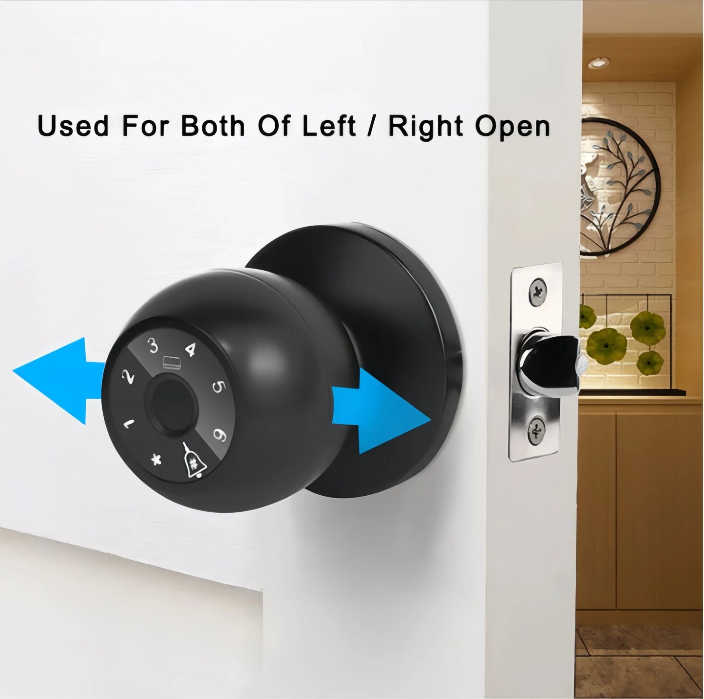 Tuya Smart Door lock Remote Control Smart Fingerprint Password IC Card Ball Lock Dead Bolt For Indoor Home Wooden Metal Door FREE Shipping