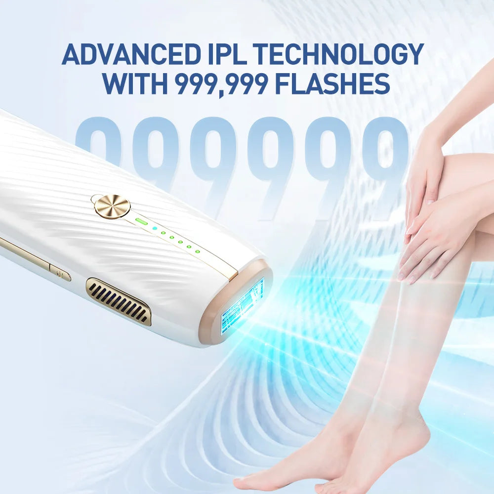 Vancostar Fast Flash Laser Hair Remover for Ladies 2 in 1 999999 Flash lPL Epilator for Women Rejuvenation Trimmer Free Shipping
