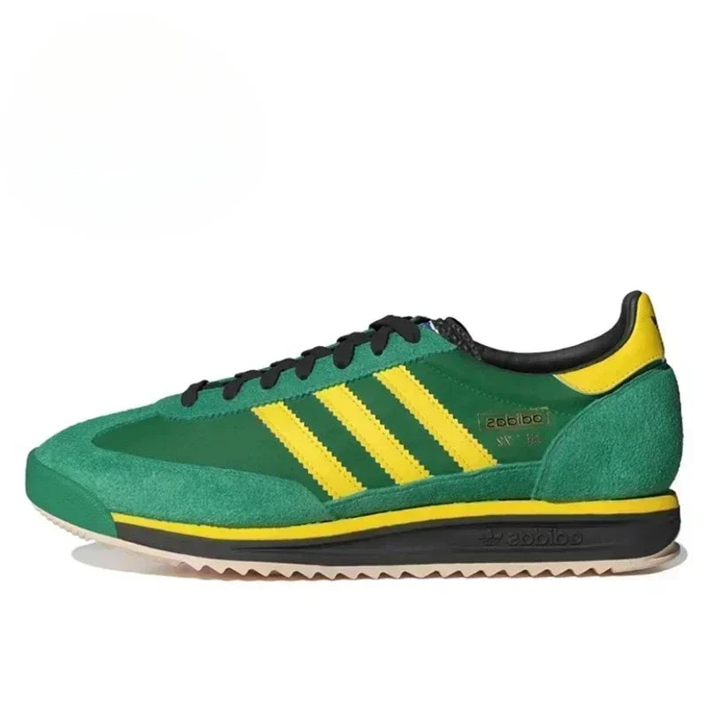 Adidas Originals SL 72 RS Yellow Blue Retro Casual Men Women Running Shoes Unisex Outdoor Athletic German Training Free Shipping