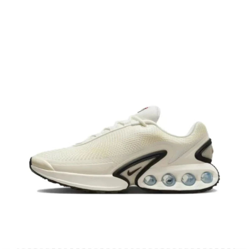 Nike Air Max DN Triple White Soft Anti Slip Durable Cushioned Rebound Mesh Breathable Low Leisure Sports Running Shoes FREE Shipping