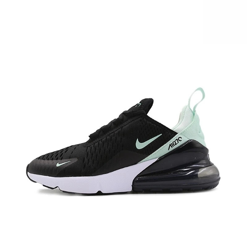 Nike Air Max 270 White Blue Fashion Casual Mesh Breathable Air Cushion Men Women Running Shoes Unisex Outdoor Sports Sneakers FREE Shipping