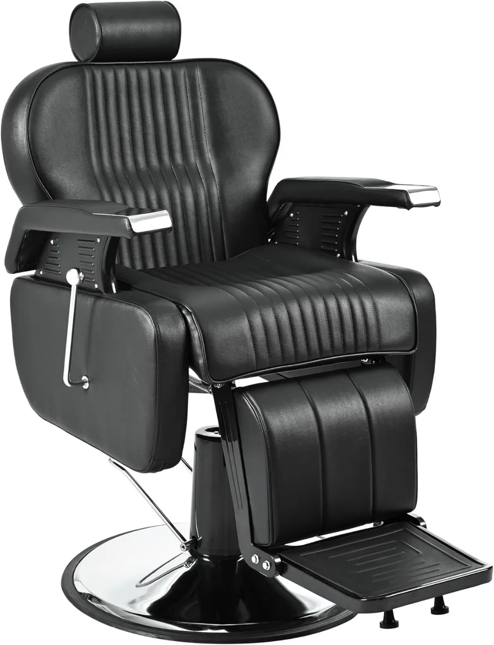Reclining Barber Chair,Heavy Duty Beauty Shampoo Barbering Chair ReclineHeight Adjustable, Load Capacity FREE Shipping