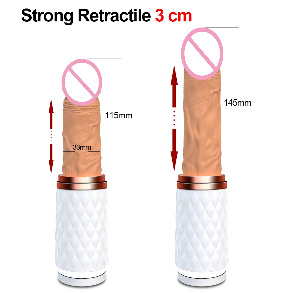 Automatic Thrusting Dildo G spot Vibrator with Suction Cup Sex Toy for Women Adult Hand-Free Sex Fun Anal Vibrator for Orgasm FREE Shiiping