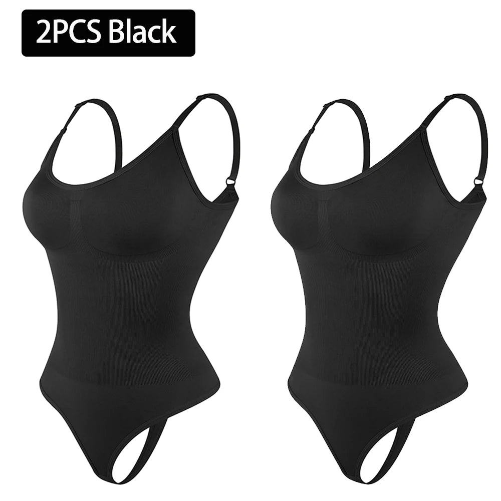 Smoothing Shapewear Bodysuit for Women Faja Full Body Shaper Thong Soft Body Shaping Sculpting Breast Slimming Underwear FREE Shipping