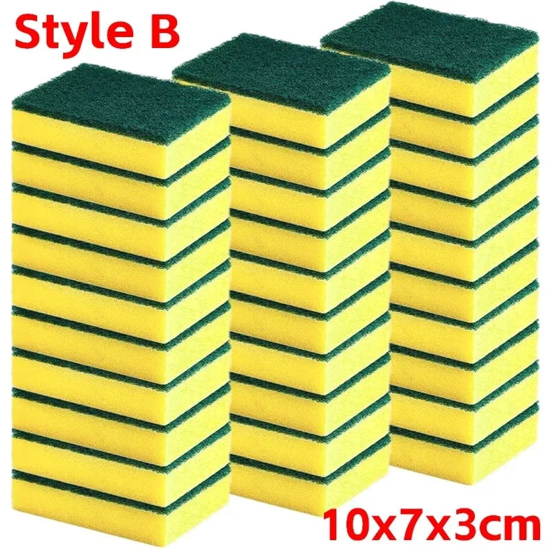 Highly absorbent double-sided sponge magic cleaning pot rust sponge cleaning brush kitchen cleaning tool FREE Shipping