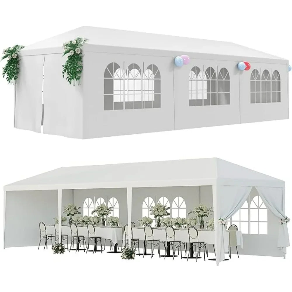 10'x30' Outdoor Canopy Tent Patio Camping Gazebo Shelter Pavilion Cater Party Wedding BBQ Events Tent Toldo para eventos FREE Shipping