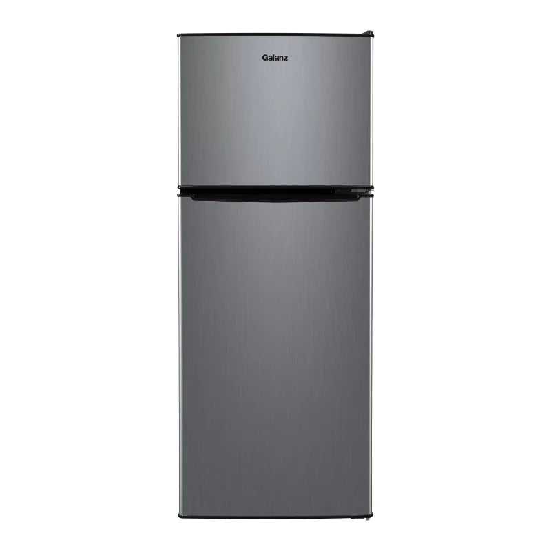 Galanz 4.6. Cu ft Two Door Mini Refrigerator with Freezer, Stainless Steel FREE Shipping