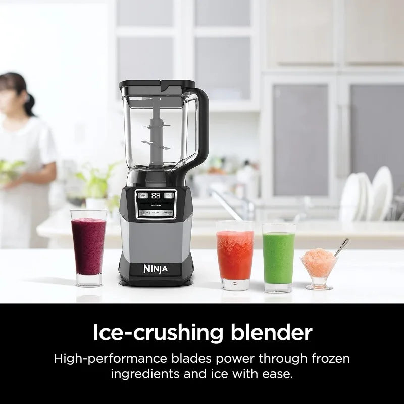 Ninja Blender, Compact Kitchen System, 1200W, 3 Functions for Smoothies,Dough&Frozen Drinks with Auto-IQ, 72-oz.* Blende Pitcher FREE Shipping
