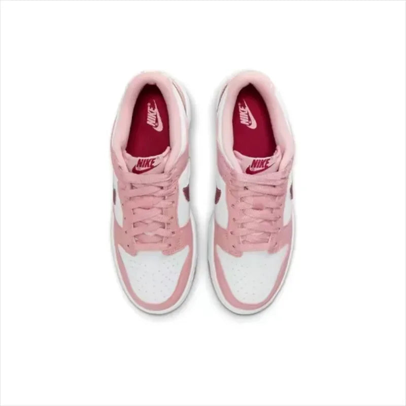 Nike Dunk Low Light Pink Daily Casual Women Skateboarding Shoes Non-slip Walking Sneakers FREE SHIPPING