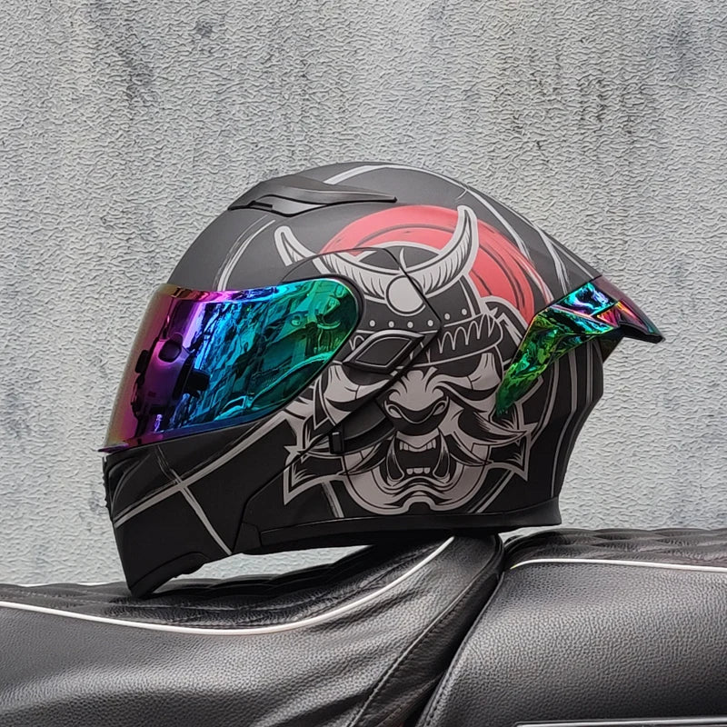 Motorcycle helmets Double Visors Modular Flip Up helmet DOT approved Full face casque moto racing Motocross helmet DOT