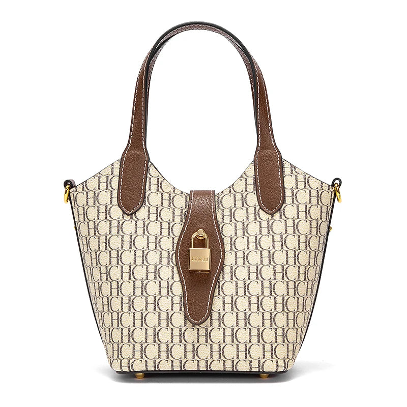 Carolina Herrera Women's Handbag Autumn New Collection Simple Women's Vegetable Basket Handbag FREE Shipping
