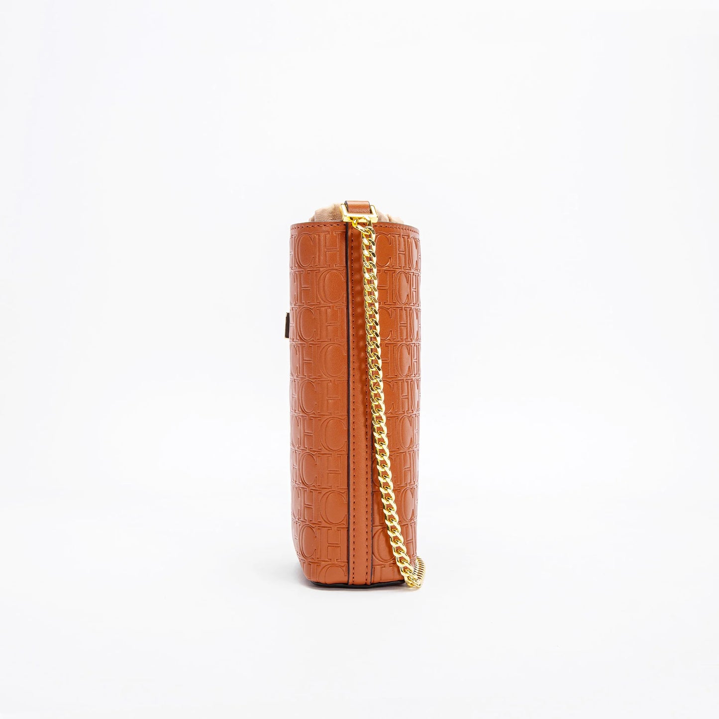 CHCH Phone Bag 2024 New Embossed Crossbody Bag High Quality Metal Chain Bag