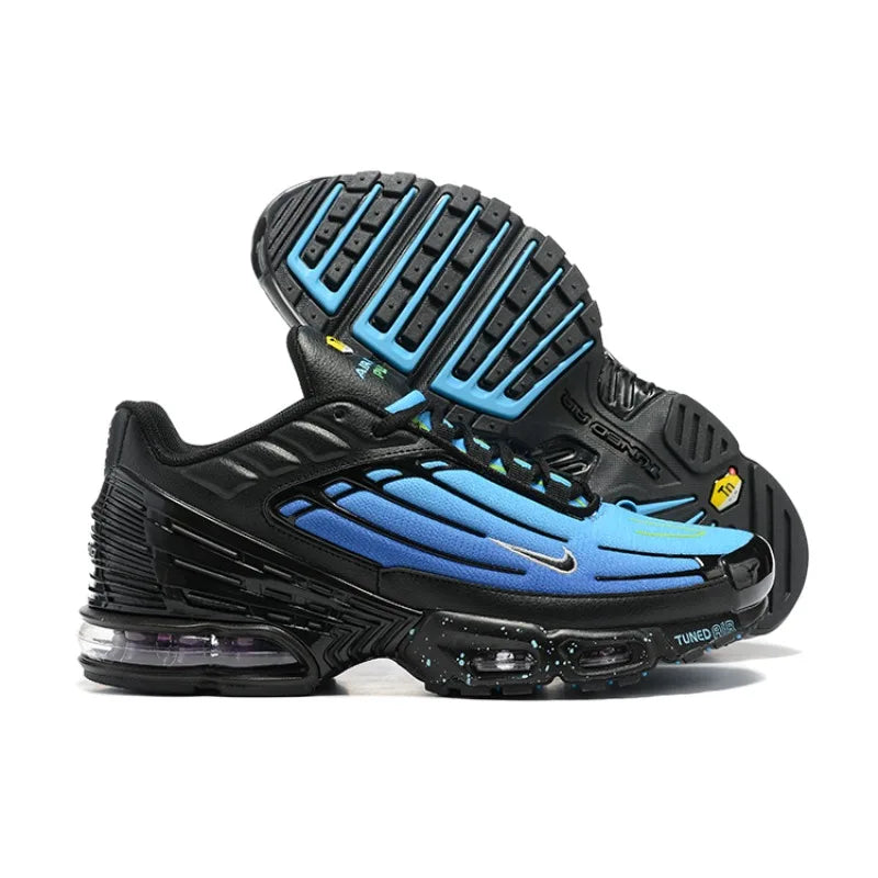 Nike Air Max Plus TN 3 Triple White Classics Lightweight Air Cushion Wear-Resistant Men Running Shoes White Walking Sneakers FREE Shipping