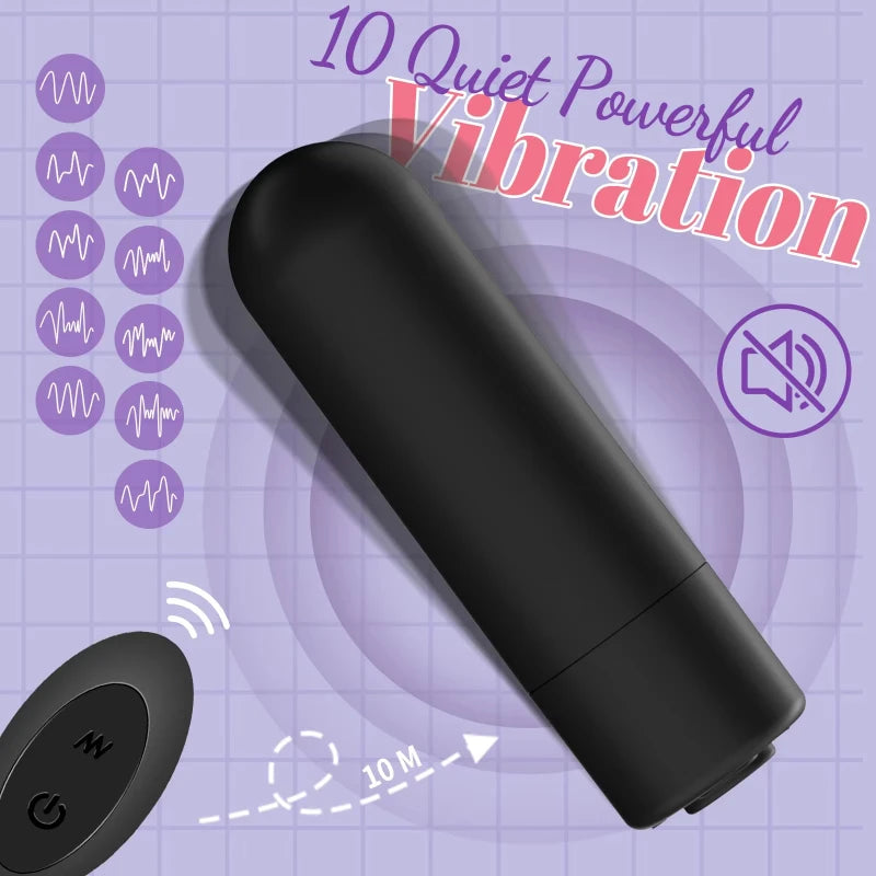 Remote Control Wearable Vibrator Panty Vibrators with 10 Vibration Clitoris Stimulator Female Masturbation Sex Toy for Women FREE Shipping