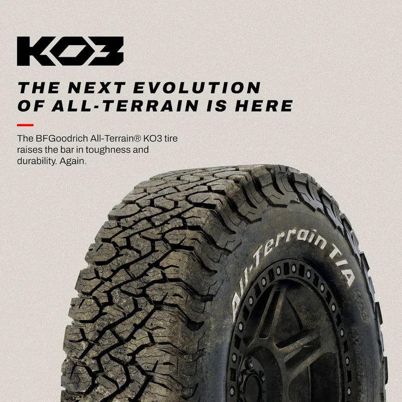 BFGoodrich All-Terrain T/A KO3 Car Tire for Light Trucks, SUVs, and Crossovers, LT275/65R20/E 126/123 FREE SHIPPING
