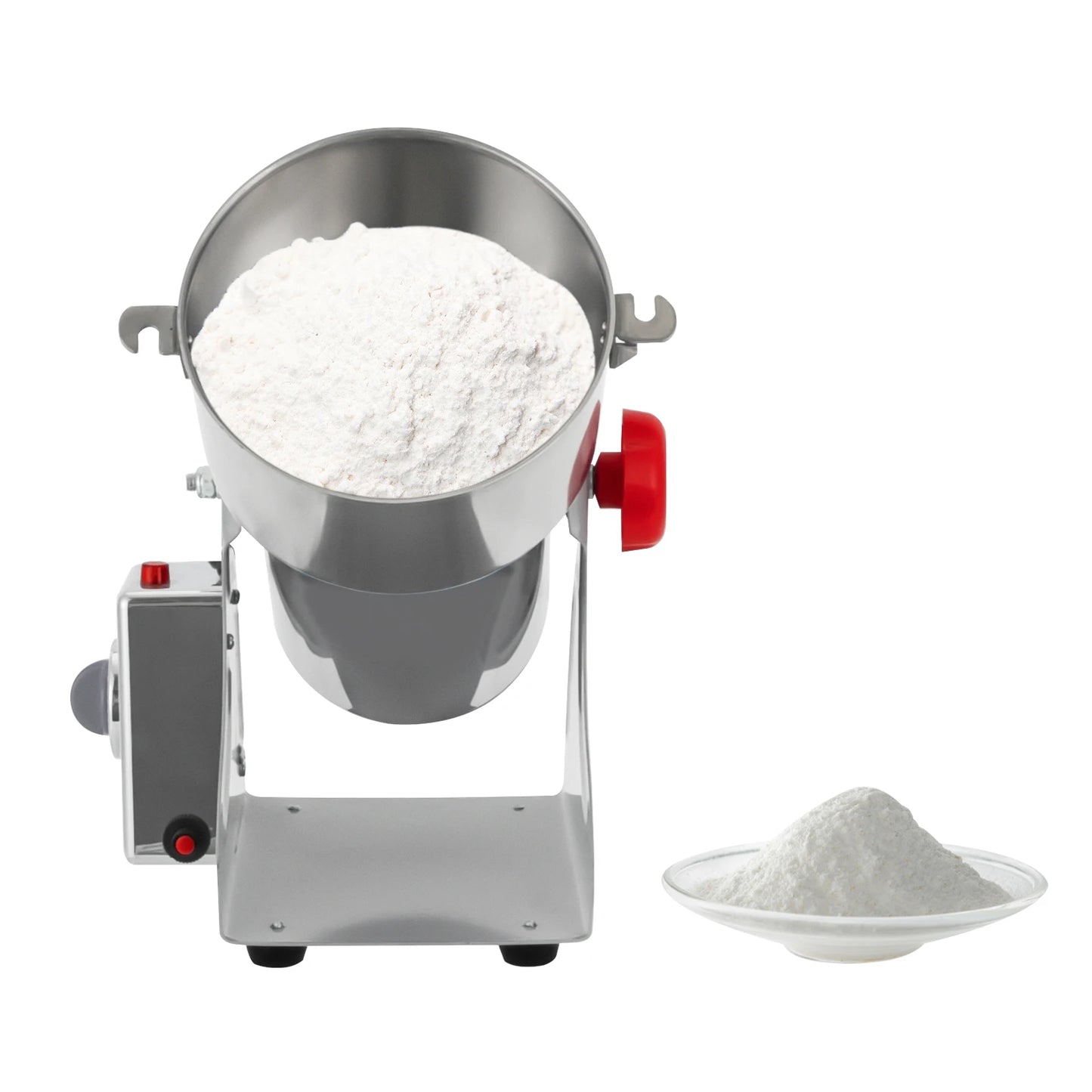 1000g/2.2 lbs Electric Food Grinding Machine Grain Mill 1-5 Minutes Timing for Homes Kitchen Corn Wheat Coffee Mill