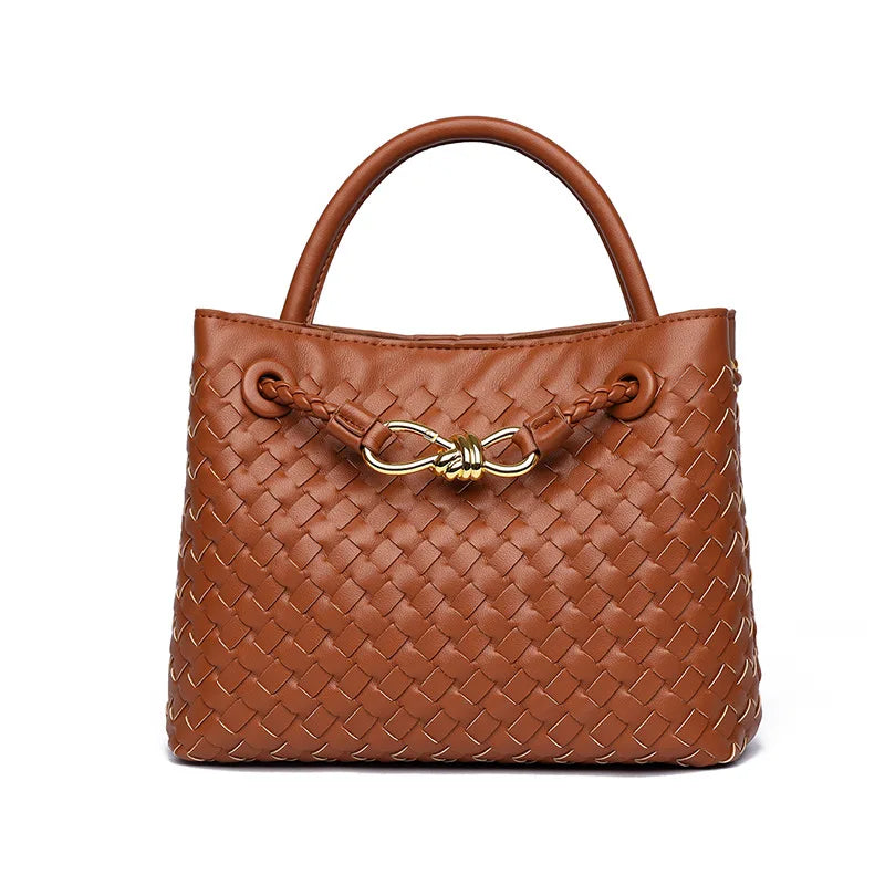 Leather Bag Shoulder Andiamo MessengerBag Popular Hand-woven Women's Bag FashionVersatileTemperament Handbag Purses and Handbags Bottega FREE Shipping